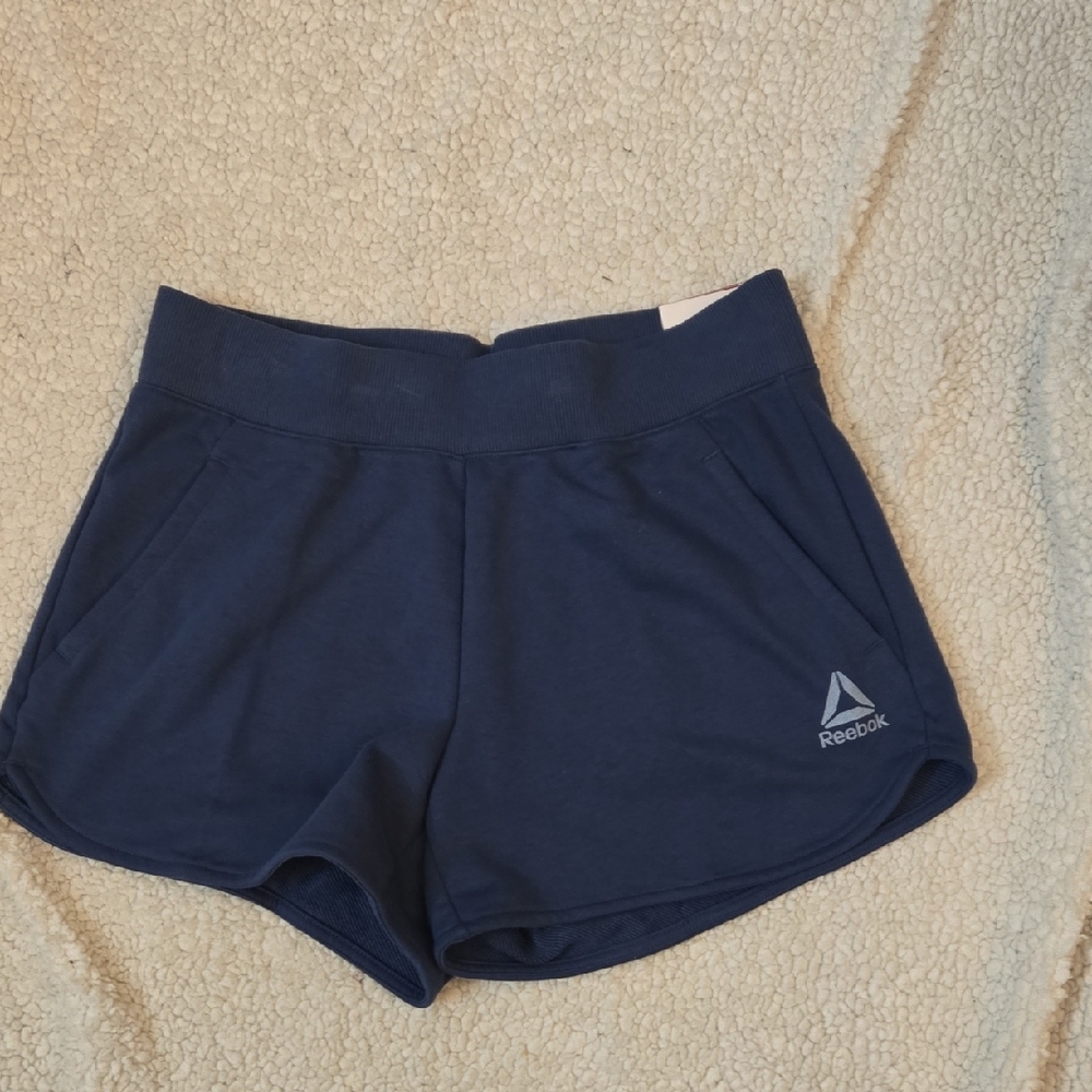 Reebok Women's Navy Athletic Shorts